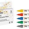 Kreul KREUL Glass & Porcelain Pen Glitter Medium (5pcs) (16530) Kreul KREUL Glass & Porcelain Pen Glitter Medium (5pcs) (16530)
