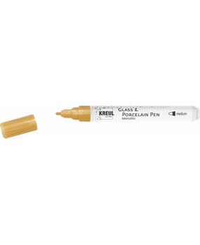 Kreul KREUL Glass & Porcelain Pen Metallic Medium Gold (16415)