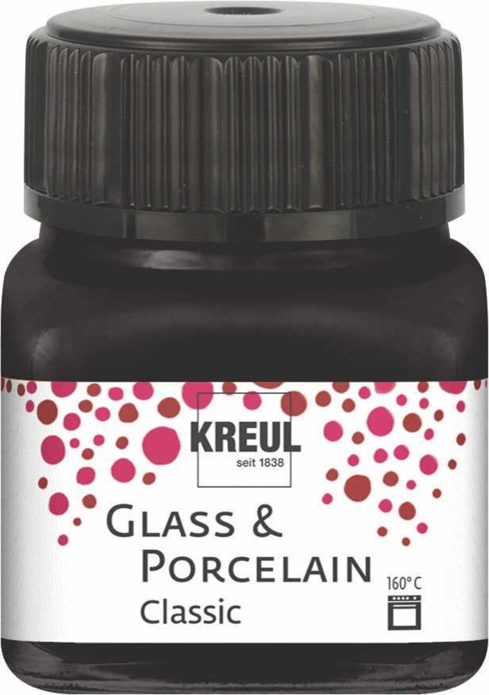Kreul KREUL Glass & Porcelain Classic Black 20 ml (16234) Kreul KREUL Glass & Porcelain Classic Black 20 ml (16234)
