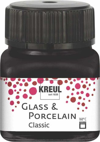 Kreul KREUL Glass & Porcelain Classic Black 20 ml (16234) Kreul KREUL Glass & Porcelain Classic Black 20 ml (16234)