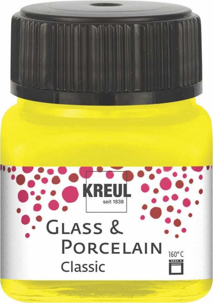 Kreul KREUL Glass & Porcelain Classic Canary Yellow 20 ml (16201) Kreul KREUL Glass & Porcelain Classic Canary Yellow 20 ml (16201)