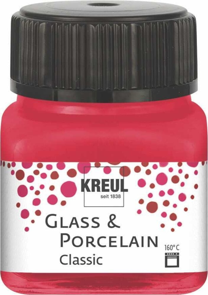 Kreul KREUL Glass & Porcelain Classic Carmine Red 20 ml (16206) Kreul KREUL Glass & Porcelain Classic Carmine Red 20 ml (16206)