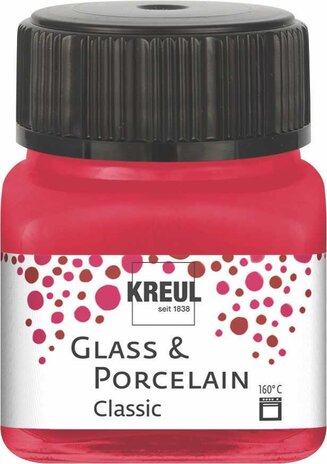 Kreul KREUL Glass & Porcelain Classic Carmine Red 20 ml (16206) Kreul KREUL Glass & Porcelain Classic Carmine Red 20 ml (16206)