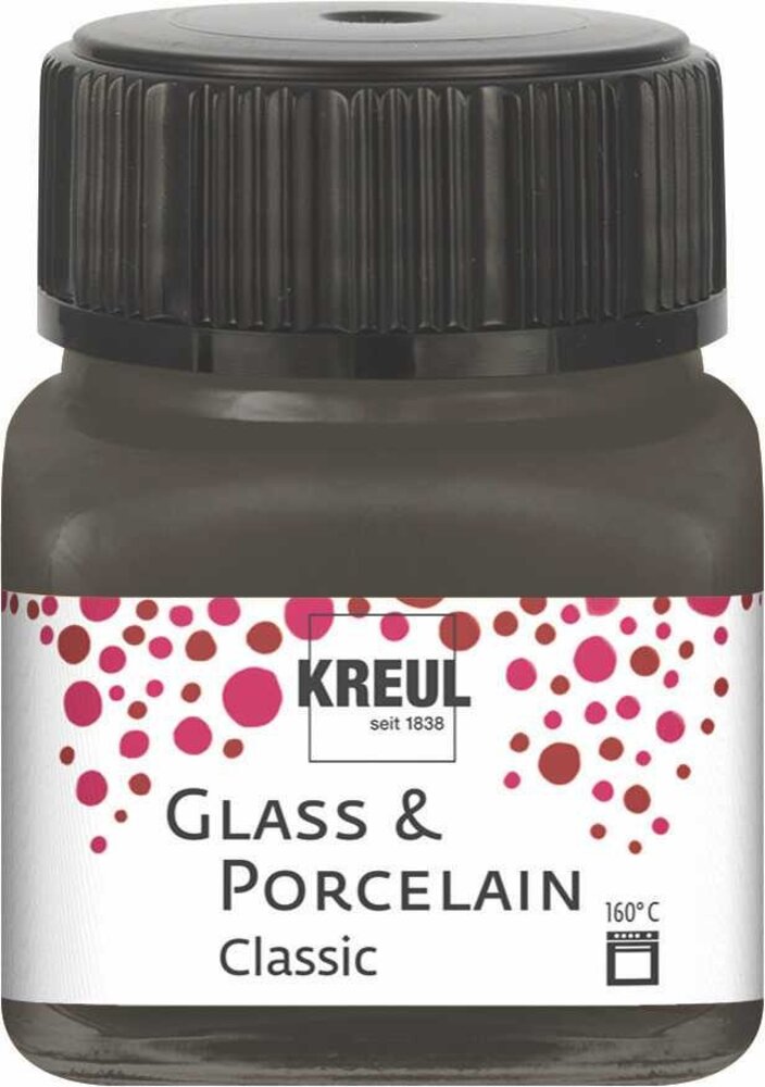 Kreul KREUL Glass & Porcelain Classic Dark Brown 20 ml (16226) Kreul KREUL Glass & Porcelain Classic Dark Brown 20 ml (16226)