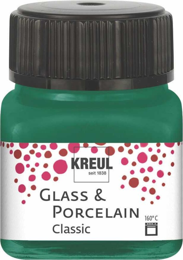 Kreul KREUL Glass & Porcelain Classic Dark Green 20 ml (16225) Kreul KREUL Glass & Porcelain Classic Dark Green 20 ml (16225)