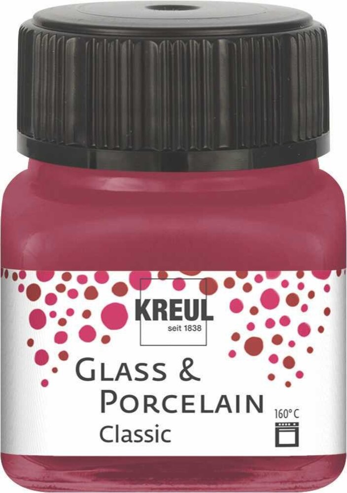 Kreul KREUL Glass & Porcelain Classic Garnet Red 20 ml (16207) Kreul KREUL Glass & Porcelain Classic Garnet Red 20 ml (16207)