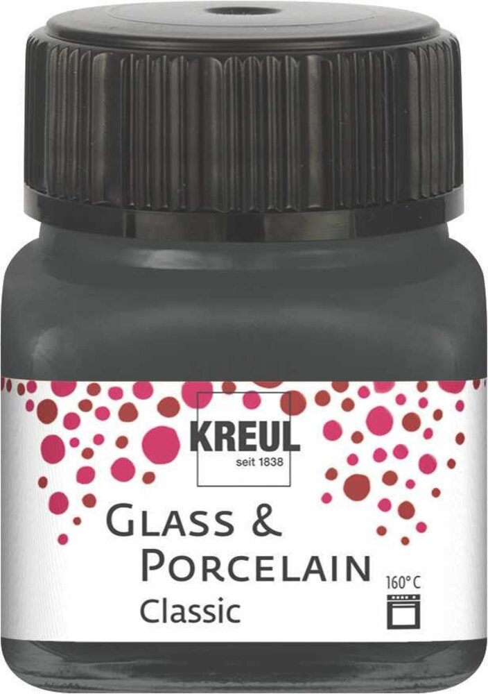 Kreul KREUL Glass & Porcelain Classic Gray 20 ml (16231) Kreul KREUL Glass & Porcelain Classic Gray 20 ml (16231)