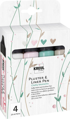 Kreul KREUL Puffy Paint and Outliner Pen Chalky Moments (4pcs) (49831) Kreul KREUL Puffy Paint and Outliner Pen Chalky Moments (4pcs) (49831)