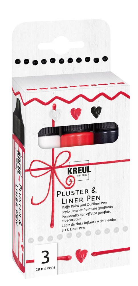 Kreul KREUL Puffy Paint and Outliner Pen (3pcs) (49830) Kreul KREUL Puffy Paint and Outliner Pen (3pcs) (49830)