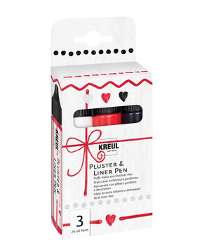 Kreul KREUL Puffy Paint and Outliner Pen (3pcs) (49830)