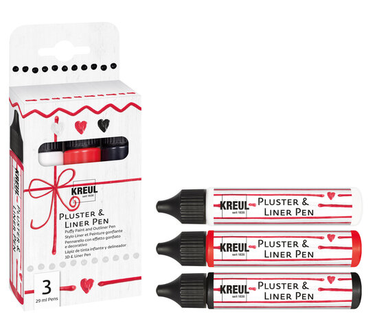 Kreul KREUL Puffy Paint and Outliner Pen (3pcs) (49830) Kreul KREUL Puffy Paint and Outliner Pen (3pcs) (49830)