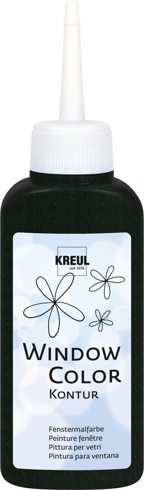 Kreul KREUL Window Color Contour Paint Black 80 ml (42774) Kreul KREUL Window Color Contour Paint Black 80 ml (42774)