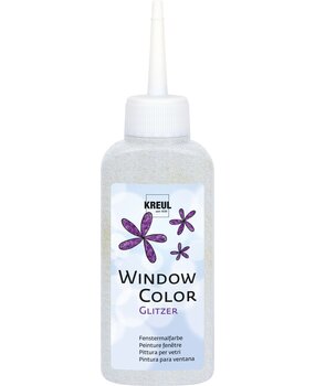 Kreul KREUL Window Color Glitter Silver 80 ml (42728)