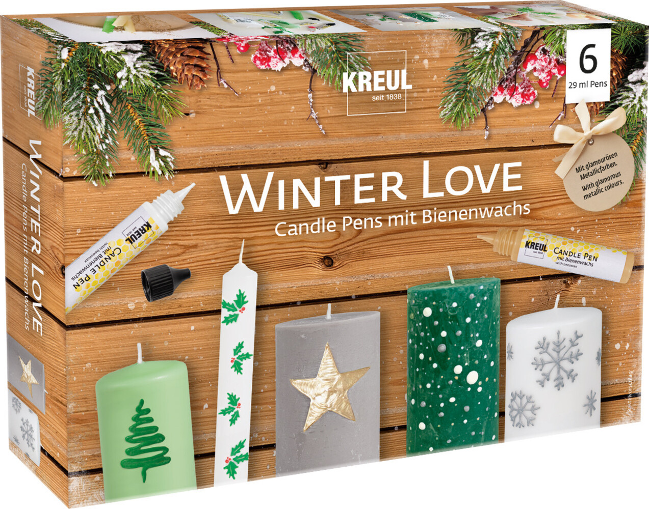 Kreul KREUL Candle Pen Winter Love (6pcs) (49759) Kreul KREUL Candle Pen Winter Love (6pcs) (49759)