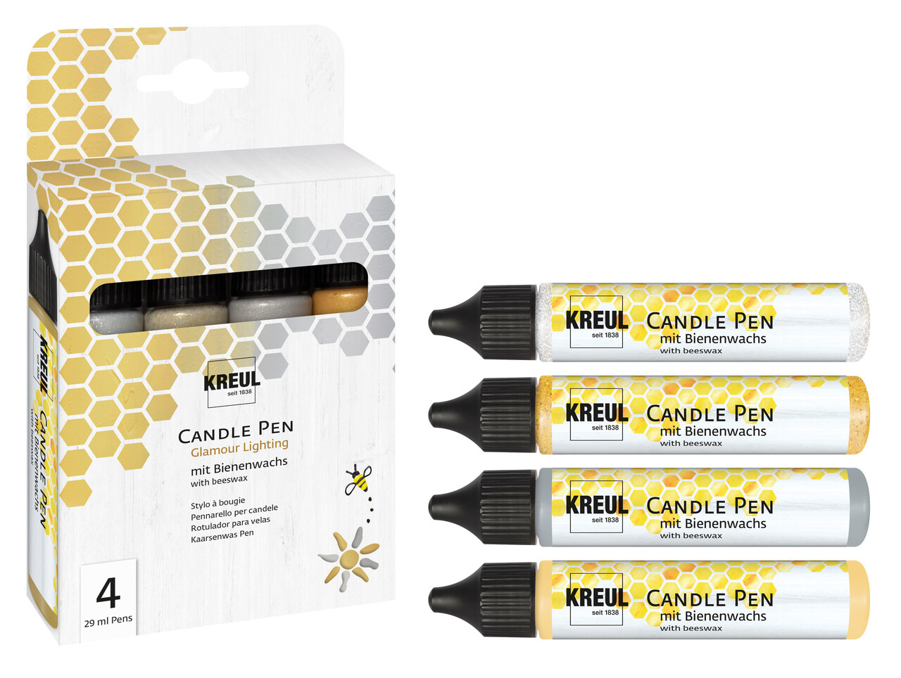 Kreul KREUL Candle Pen Glamour Lighting (4pcs) (49756) Kreul KREUL Candle Pen Glamour Lighting (4pcs) (49756)