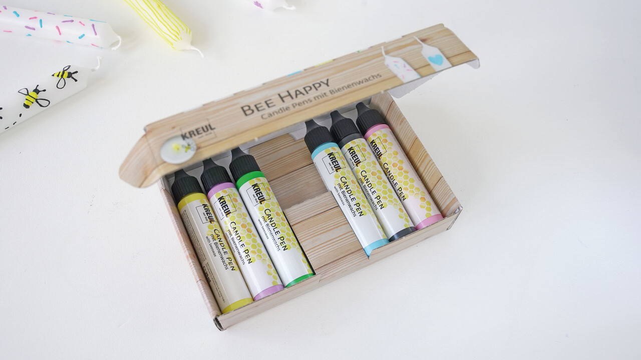 Kreul KREUL Candle Pen Bee Happy (6pcs) (49757) Kreul KREUL Candle Pen Bee Happy (6pcs) (49757)