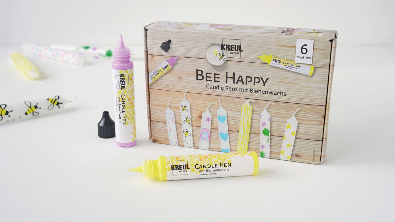 Kreul KREUL Candle Pen Bee Happy (6pcs) (49757) Kreul KREUL Candle Pen Bee Happy (6pcs) (49757)