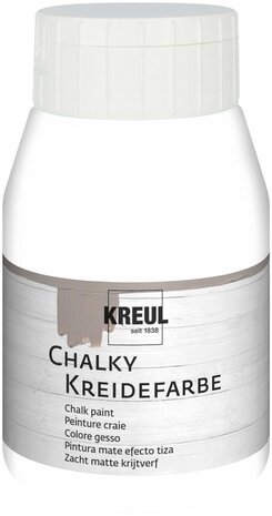 Kreul KREUL Chalky Chalk Paint Snow White 500 ml (75123) Kreul KREUL Chalky Chalk Paint Snow White 500 ml (75123)