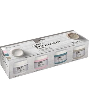 Kreul KREUL Chalky Chalk Paint Basic 150 ml Set of 4 (75305)