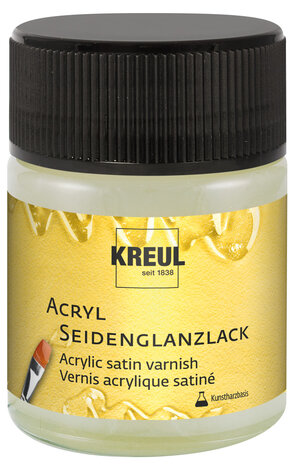 Kreul KREUL Acrylic Satin Varnish Synthetic Resin-Based 50 ml (79407) Kreul KREUL Acrylic Satin Varnish Synthetic Resin-Based 50 ml (79407)