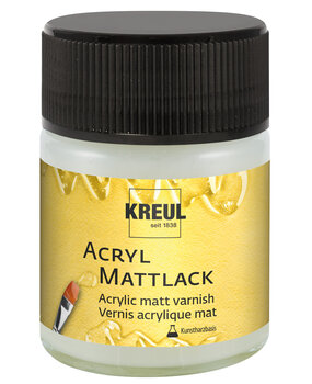 Kreul KREUL Acrylic Matt Varnish Synthetic Resin-Based 50 ml (79409)