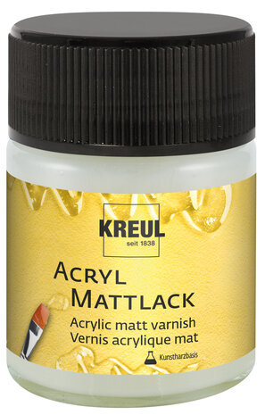 Kreul KREUL Acrylic Matt Varnish Synthetic Resin-Based 50 ml (79409) Kreul KREUL Acrylic Matt Varnish Synthetic Resin-Based 50 ml (79409)