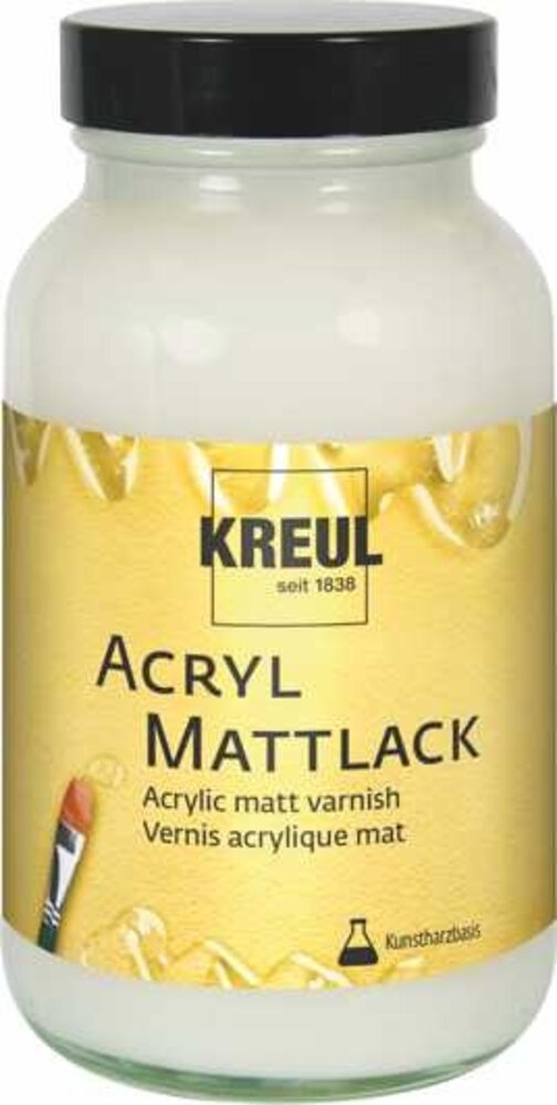 Kreul KREUL Acrylic Matt Varnish Synthetic Resin-Based 250 ml (79410) Kreul KREUL Acrylic Matt Varnish Synthetic Resin-Based 250 ml (79410)