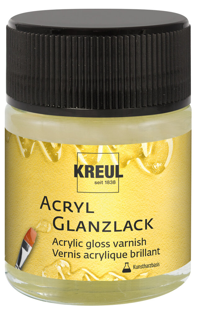 Kreul KREUL Acrylic Gloss Varnish Synthetic Resin-Based 50 ml (79405) Kreul KREUL Acrylic Gloss Varnish Synthetic Resin-Based 50 ml (79405)