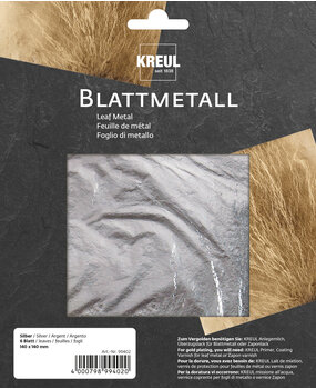 Kreul KREUL 140x140mm Leaf Metal Silver (6pcs) (99402) Kreul KREUL 140x140mm Leaf Metal Silver (6pcs) (99402)