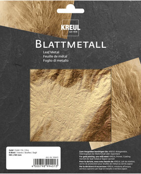Kreul KREUL 140x140mm Leaf Metal Gold (6pcs) (99401) Kreul KREUL 140x140mm Leaf Metal Gold (6pcs) (99401)