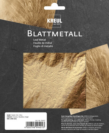 Kreul KREUL 140x140mm Leaf Metal Gold (6pcs) (99401) Kreul KREUL 140x140mm Leaf Metal Gold (6pcs) (99401)