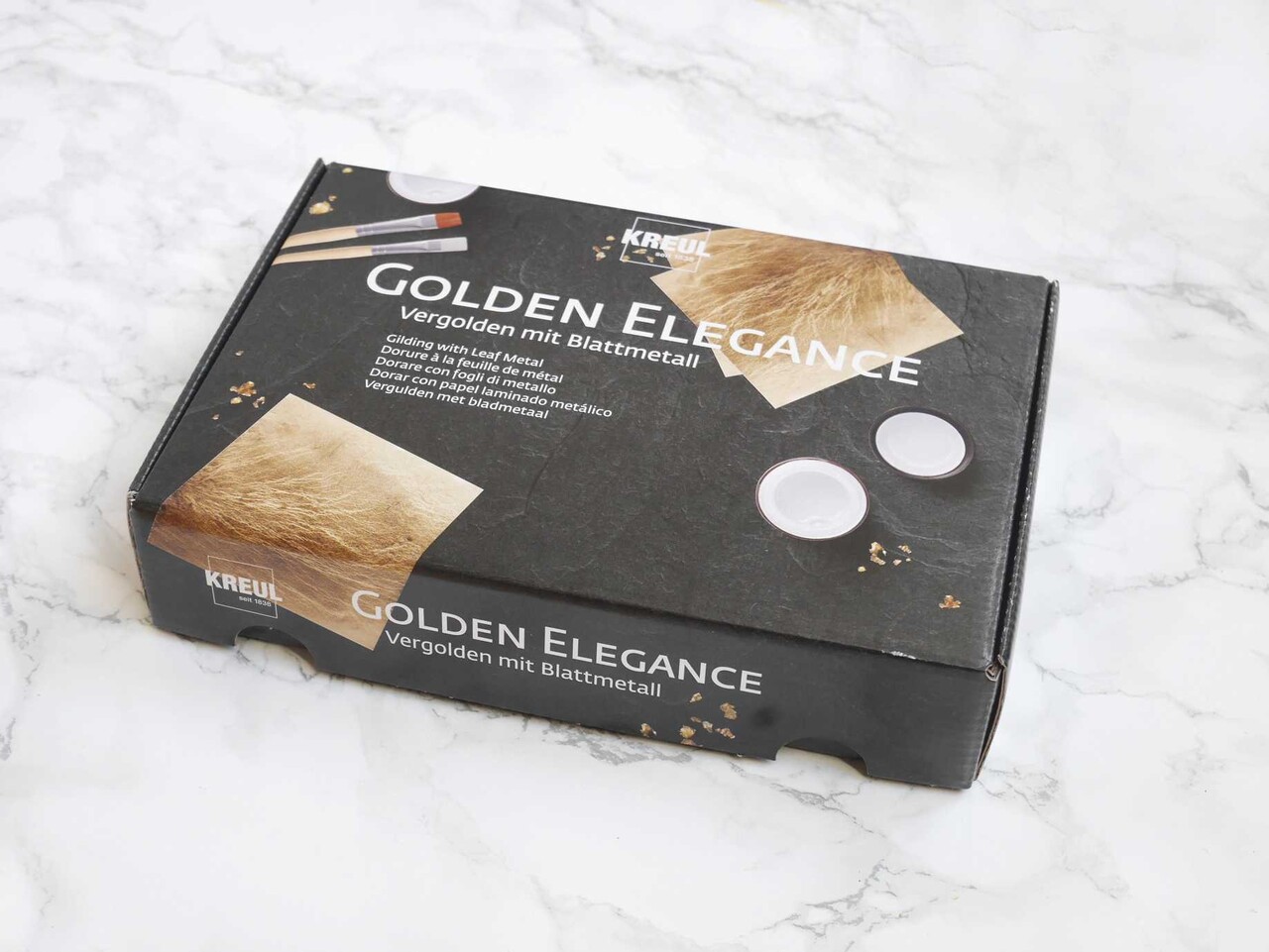 Kreul KREUL Gilding with Leaf Metal Set Golden Elegance (99410) Kreul KREUL Gilding with Leaf Metal Set Golden Elegance (99410)