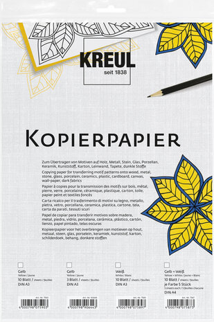 Kreul KREUL 30x42cm Copying Paper White (10pcs) (7589) Kreul KREUL 30x42cm Copying Paper White (10pcs) (7589)