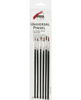 Kreul KREUL Universal Brush Pony Hair Synthetics Round (6pcs) (723001) Kreul KREUL Universal Brush Pony Hair Synthetics Round (6pcs) (723001)