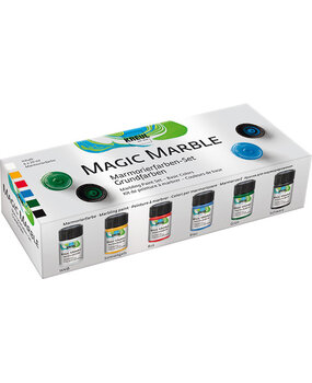 Kreul KREUL Magic Marble Marbling Paint Basic Colors 20 ml (6pcs) (73600)