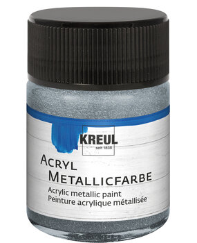 Kreul KREUL Acrylic Metallic Paint Silver 50 ml (77572)