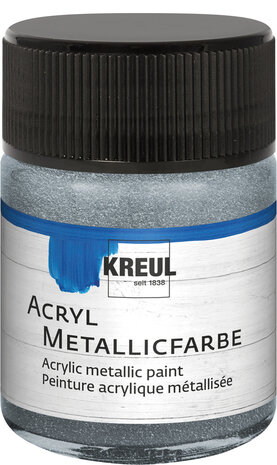 Kreul KREUL Acrylic Metallic Paint Silver 50 ml (77572) Kreul KREUL Acrylic Metallic Paint Silver 50 ml (77572)