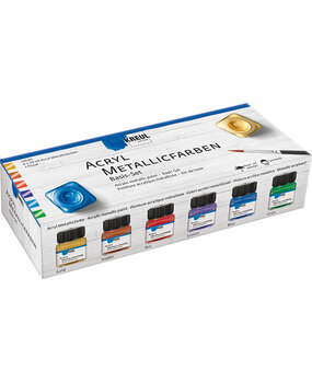 Kreul KREUL Acrylic Metallic Paint Basic (6pcs) (77600)