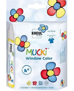 Kreul MUCKI Window Color (4pcs) (24450)