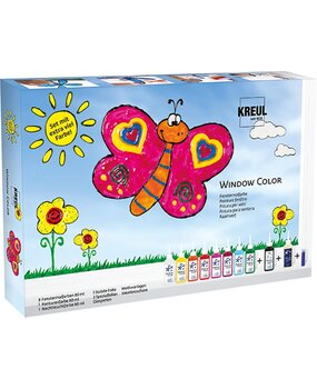 Kreul KREUL Window Color Set with a Lot of Paint (42752)