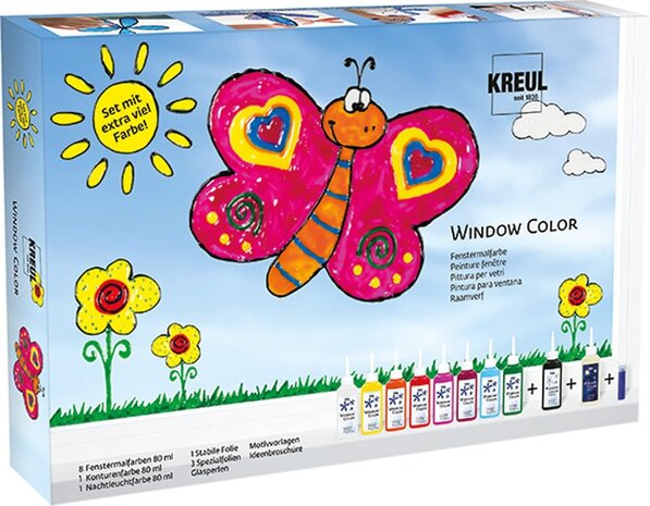 Kreul KREUL Window Color Set with a Lot of Paint (42752) Kreul KREUL Window Color Set with a Lot of Paint (42752)