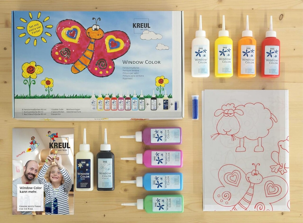 Kreul KREUL Window Color Set with a Lot of Paint (42752) Kreul KREUL Window Color Set with a Lot of Paint (42752)