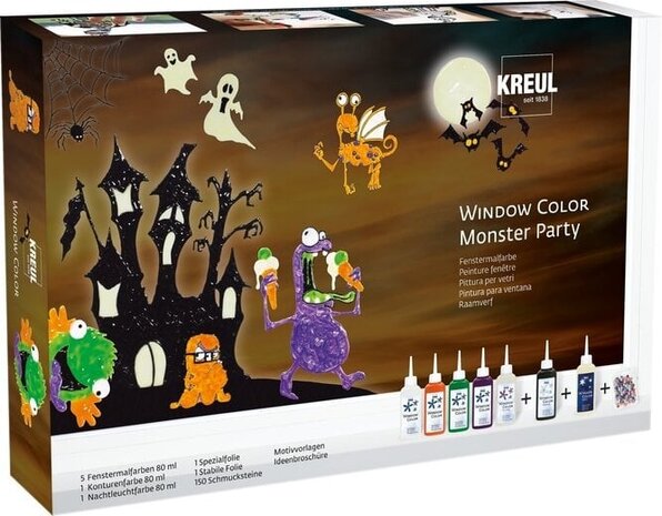 Kreul KREUL Window Color Set Monster Party (42850) Kreul KREUL Window Color Set Monster Party (42850)