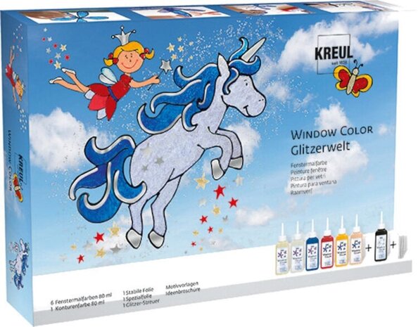 Kreul KREUL Window Color Set Glitter Fantasy (42844) Kreul KREUL Window Color Set Glitter Fantasy (42844)