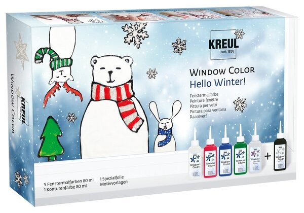 Kreul KREUL Window Color Set Hello Winter (42853) Kreul KREUL Window Color Set Hello Winter (42853)