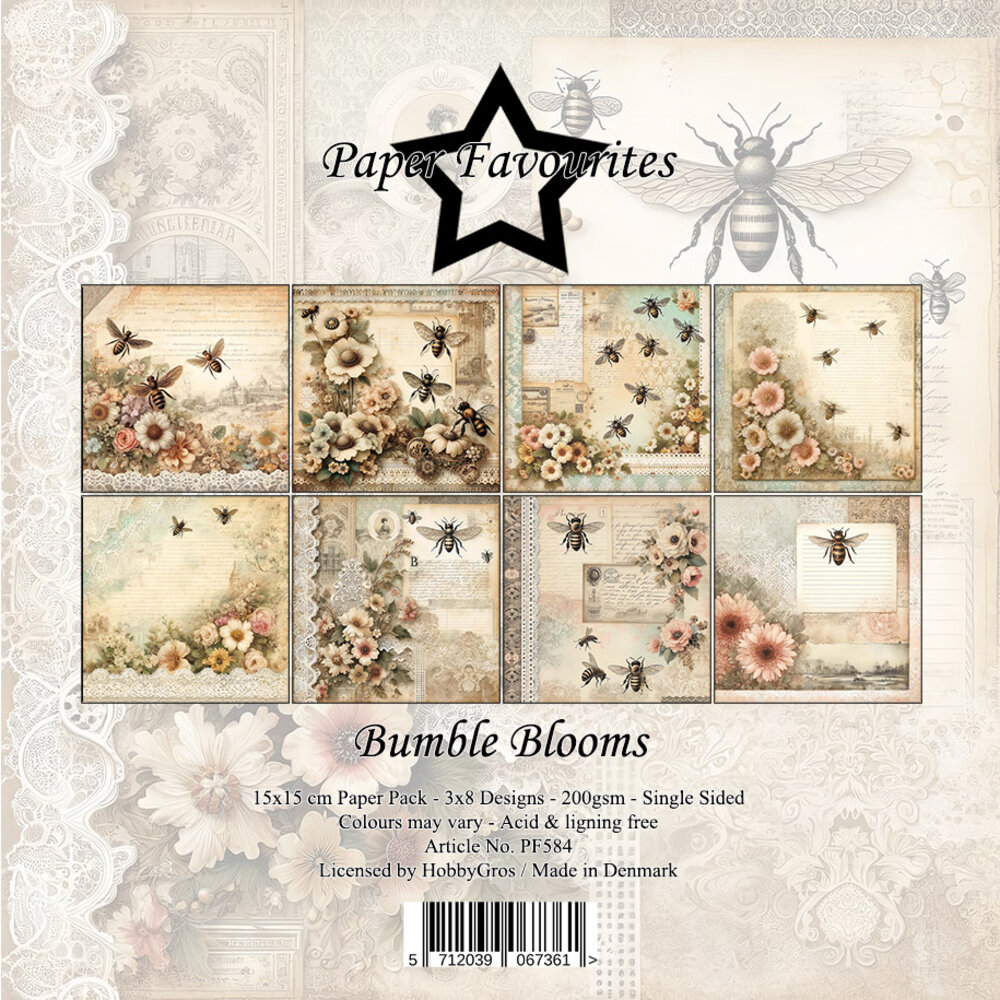 Paper Favourites Bumble Blooms 6x6 Inch Paper Pack (PF584) Paper Favourites Bumble Blooms 6x6 Inch Paper Pack (PF584)