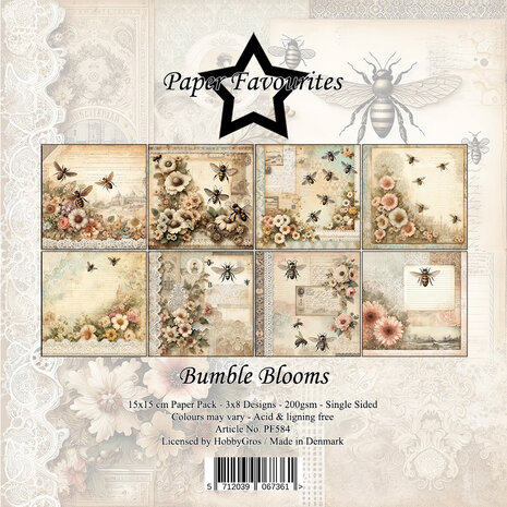Paper Favourites Bumble Blooms 6x6 Inch Paper Pack (PF584) Paper Favourites Bumble Blooms 6x6 Inch Paper Pack (PF584)