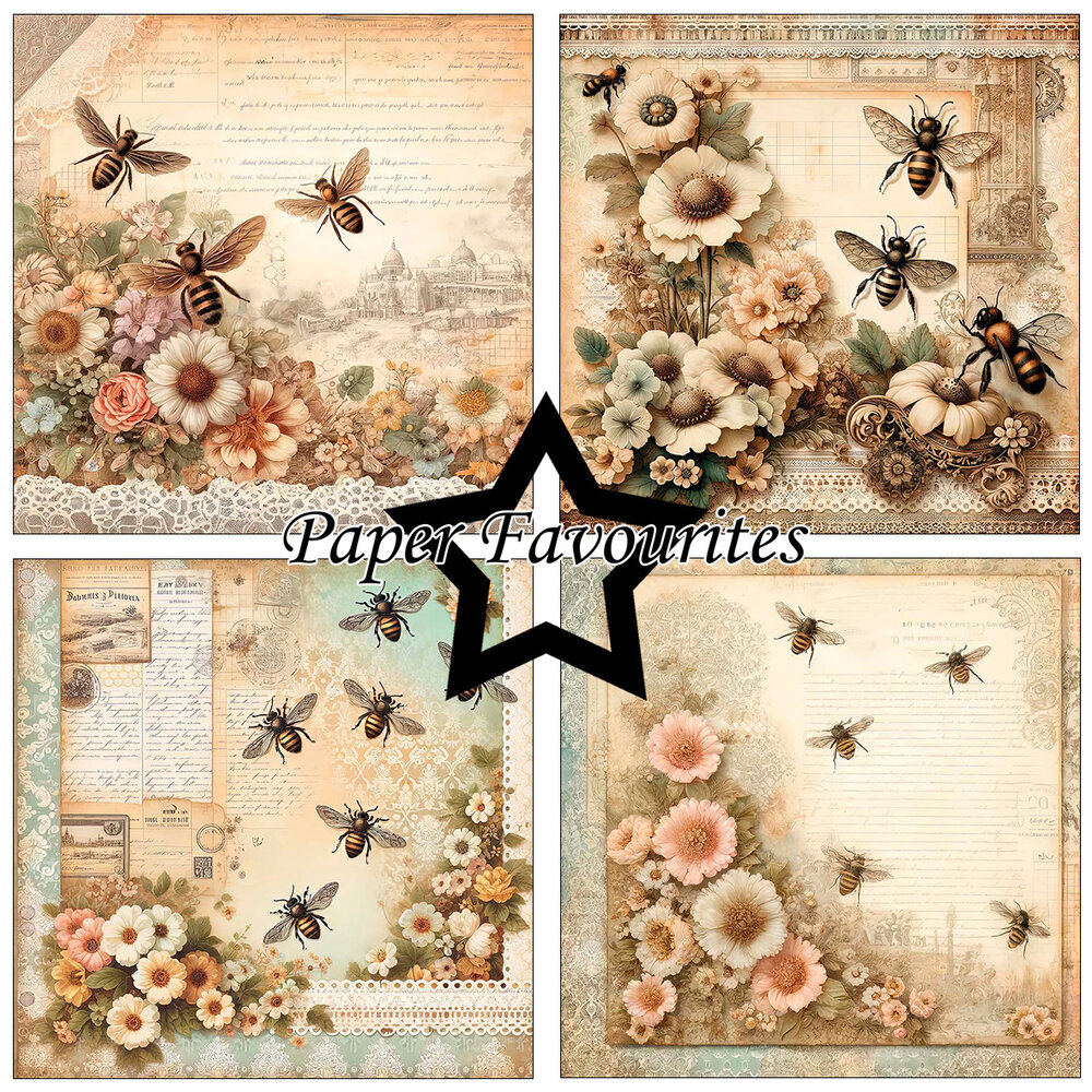 Paper Favourites Bumble Blooms 6x6 Inch Paper Pack (PF584) Paper Favourites Bumble Blooms 6x6 Inch Paper Pack (PF584)