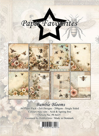 Paper Favourites Bumble Blooms A6 Paper Pack (PFA625)