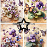 Paper Favourites Vintage Violet A6 Paper Pack (PFA628)